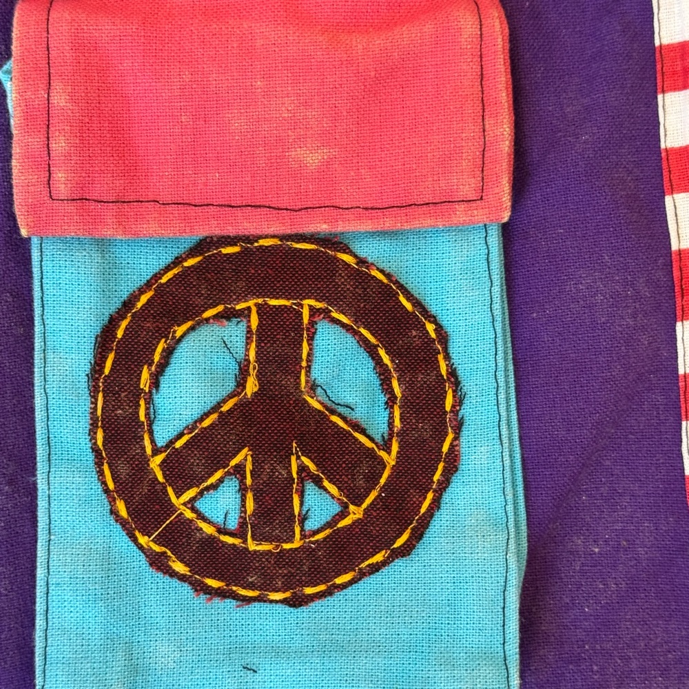 Rising International Multicolor Patchwork Shoulde… - image 4